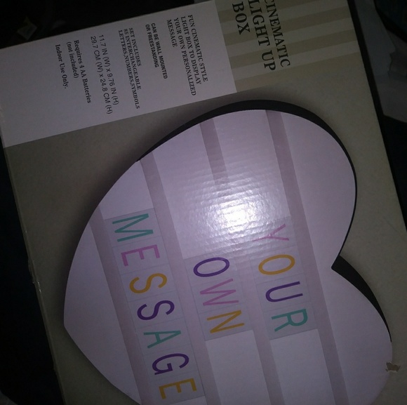 TradedCinematic LightUp โค Sign NIB Letters,#'s,& Symbols - Picture 1 of 6